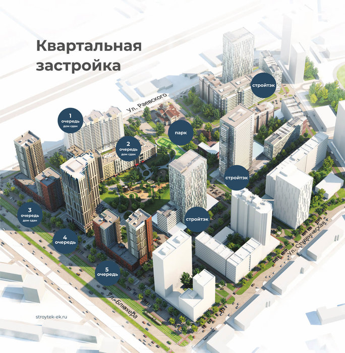 ЖК "Современник" - Екатеринбург, Втузгородок, ул. Раевского, 18А; Раевского, 20; Раевского, 22 - фото 5