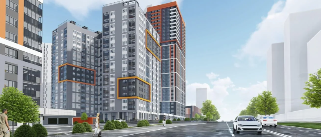 ЖК "Московский квартал" (Гринвич) - Екатеринбург, Юго-Западный, ул. Волгоградская: 18, 18а; ул. Московская, 190, 192, 194, 196, 198; ул. Расковой, 8 - фото 2