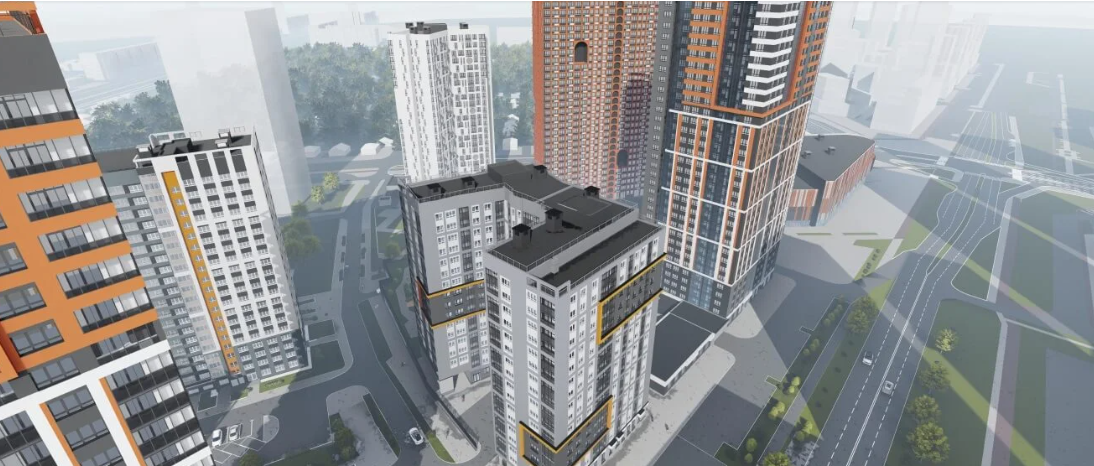 ЖК "Московский квартал" (Гринвич) - Екатеринбург, Юго-Западный, ул. Волгоградская: 18, 18а; ул. Московская, 190, 192, 194, 196, 198; ул. Расковой, 8 - фото 5