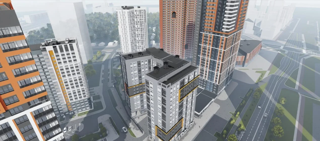 ЖК "Московский квартал" (Гринвич) - Екатеринбург, Юго-Западный, ул. Волгоградская: 18, 18а; ул. Московская, 190, 192, 194, 196, 198; ул. Расковой, 8 - фото 6