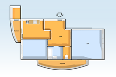 Екатеринбург, ул. Пальмиро Тольятти, 11А (Юго-Западный) - фото квартиры