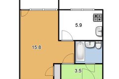 п. Исеть, ул. Заводская, 2 (городской округ Верхняя Пышма) - фото квартиры