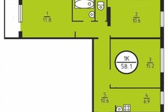 Екатеринбург, ул. Начдива Онуфриева, 46 (Юго-Западный) - фото квартиры