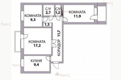 г. Ревда, ул. Мира, 4б (городской округ Ревда) - фото квартиры