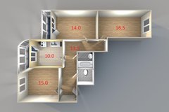 Екатеринбург, ул. Авиаторов, 1а (Кольцово) - фото квартиры