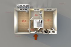 Екатеринбург, ул. Зенитчиков, 14 (Вторчермет) - фото квартиры