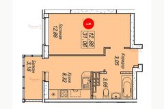 Екатеринбург, ул. Рябинина, 18/2 (Широкая речка) - фото квартиры