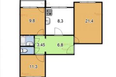 Екатеринбург, ул. Таватуйская, 1/г (Новая Сортировка) - фото квартиры