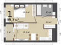 Екатеринбург, ул. Черепанова, 40/4, ЖК "Татлин" (Заречный) - фото квартиры