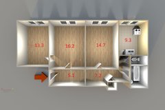 Екатеринбург, ул. Ленина, 95 (Втузгородок) - фото квартиры