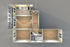 Екатеринбург, ул. Начдива Онуфриева, 8 (Юго-Западный) - фото квартиры