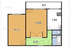 Екатеринбург, ул. Шефская, 60 (Эльмаш) - фото квартиры