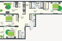 Екатеринбург, ул. Ткачей, 17 (Парковый) - фото квартиры