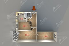 Екатеринбург, ул. Мира, 50 (Втузгородок) - фото квартиры