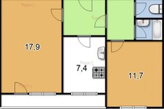 Екатеринбург, ул. Большакова, 13 (Парковый) - фото квартиры