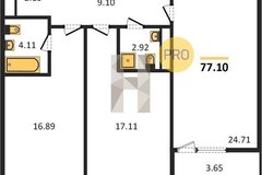 Екатеринбург, ул. Ткачей, 17 (Парковый) - фото квартиры