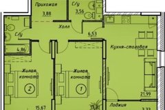 Екатеринбург, ул. Ткачей, 17 (Парковый) - фото квартиры