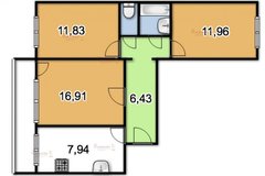 Екатеринбург, ул. Парковый, 43 (Пионерский) - фото квартиры