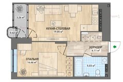 Екатеринбург, ул. Краснолесья, 54 (УНЦ) - фото квартиры