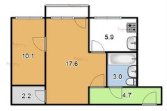 Екатеринбург, ул. Мамина-Сибиряка, 97 (Центр) - фото квартиры