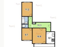 Екатеринбург, ул. Верстовая, 8 (Садовый) - фото квартиры