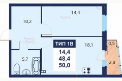 Екатеринбург, ул. Космодемьянской, 44/2 (Химмаш) - фото квартиры