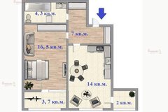 Екатеринбург, ул. 8 Марта, 202/3 (Ботанический) - фото квартиры