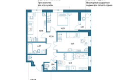 Екатеринбург, ул. Комсомольская, 67 (Втузгородок) - фото квартиры