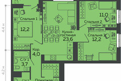 Екатеринбург, ул. Данилы Зверева, 17/А (Пионерский) - фото квартиры