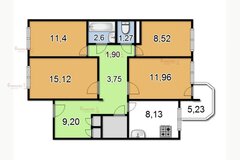 г. Березовский, ул. Виктора Чечвия, 4 (городской округ Березовский) - фото комнаты