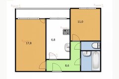 Екатеринбург, ул. Коллективный, 21 (Вторчермет) - фото квартиры