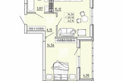 Екатеринбург, ул. Энтузиастов, 36Б/3 - фото квартиры