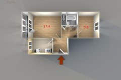 с. Патруши, ул. Российская, 12 (городской округ Сысертский) - фото квартиры