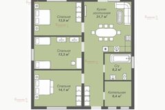 п. Прохладный, ул. Азуритовая, 2 (городской округ Белоярский) - фото коттеджа