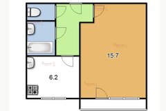 Екатеринбург, ул. Байкальская, 35 (Синие Камни) - фото квартиры