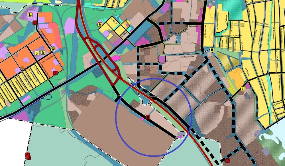 Екатеринбург, ул. Кольцевая, 10 (Изоплит) - фото земельного участка (4)