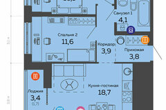 Екатеринбург, ул. Данилы Зверева, 11 (Пионерский) - фото квартиры