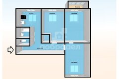 Екатеринбург, ул. Корепина, 30а (Эльмаш) - фото квартиры