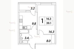 Екатеринбург, ул. Шаманова, 5/1 (Академический) - фото квартиры