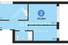 Екатеринбург, ул. Новгородцевой, 9/3 (ЖБИ) - фото квартиры