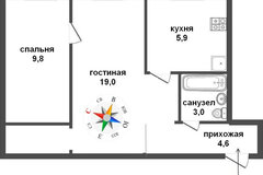Екатеринбург, ул. Сакко и Ванцетти, 100 (Центр) - фото квартиры