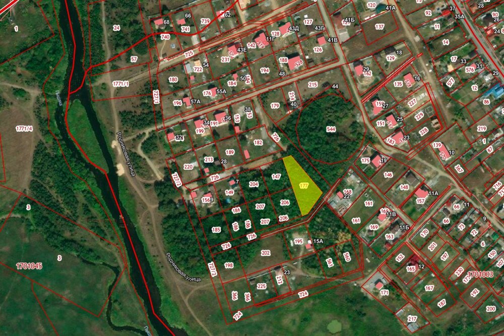 поселок городского типа Белоярский, ул. Родниковая, 1 (городской округ Белоярский) - фото земельного участка (2)
