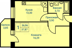 г. Первоуральск, ул. Сакко и Ванцетти, 10 (городской округ Первоуральск) - фото квартиры