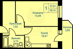 г. Первоуральск, ул. Сакко и Ванцетти, 10 (городской округ Первоуральск) - фото квартиры