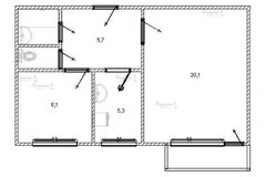 Екатеринбург, ул. Амундсена, 72 (Юго-Западный) - фото квартиры