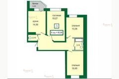 Екатеринбург, ул. Соболева, 21/6 (Широкая речка) - фото квартиры