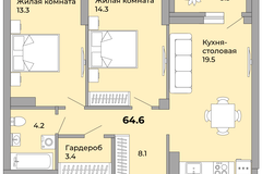 Екатеринбург, ул. Донбасская –, 22 Партсъезда - фото квартиры