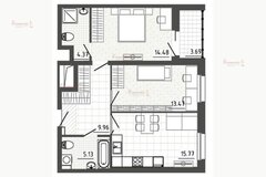 Екатеринбург, ул. Комсомольская, 67 (Втузгородок) - фото квартиры