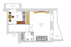 Екатеринбург, ул. Академика Постовского, 17 (Юго-Западный) - фото квартиры