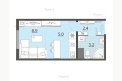 Екатеринбург, ул. Евгения Савкова, 46/2 (Широкая речка) - фото квартиры